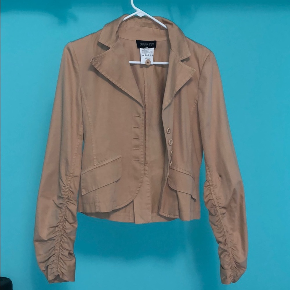 Beige Blazer Jacket